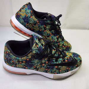Nike Men's KD 6 EXT QS Floral 2014 Kevin Durant Athletic Sneakers Shoes Size 10